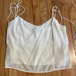 Abercrombie tie-strap cami